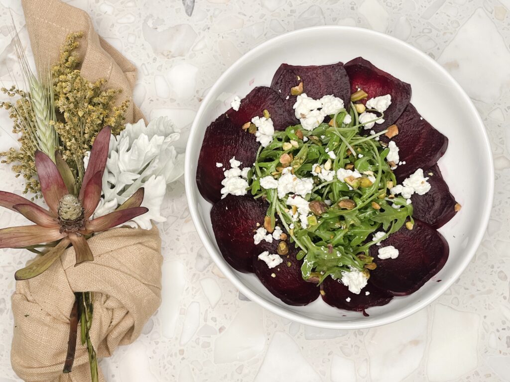 Spring and summer salad for warm days